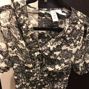 Paisley print blouse